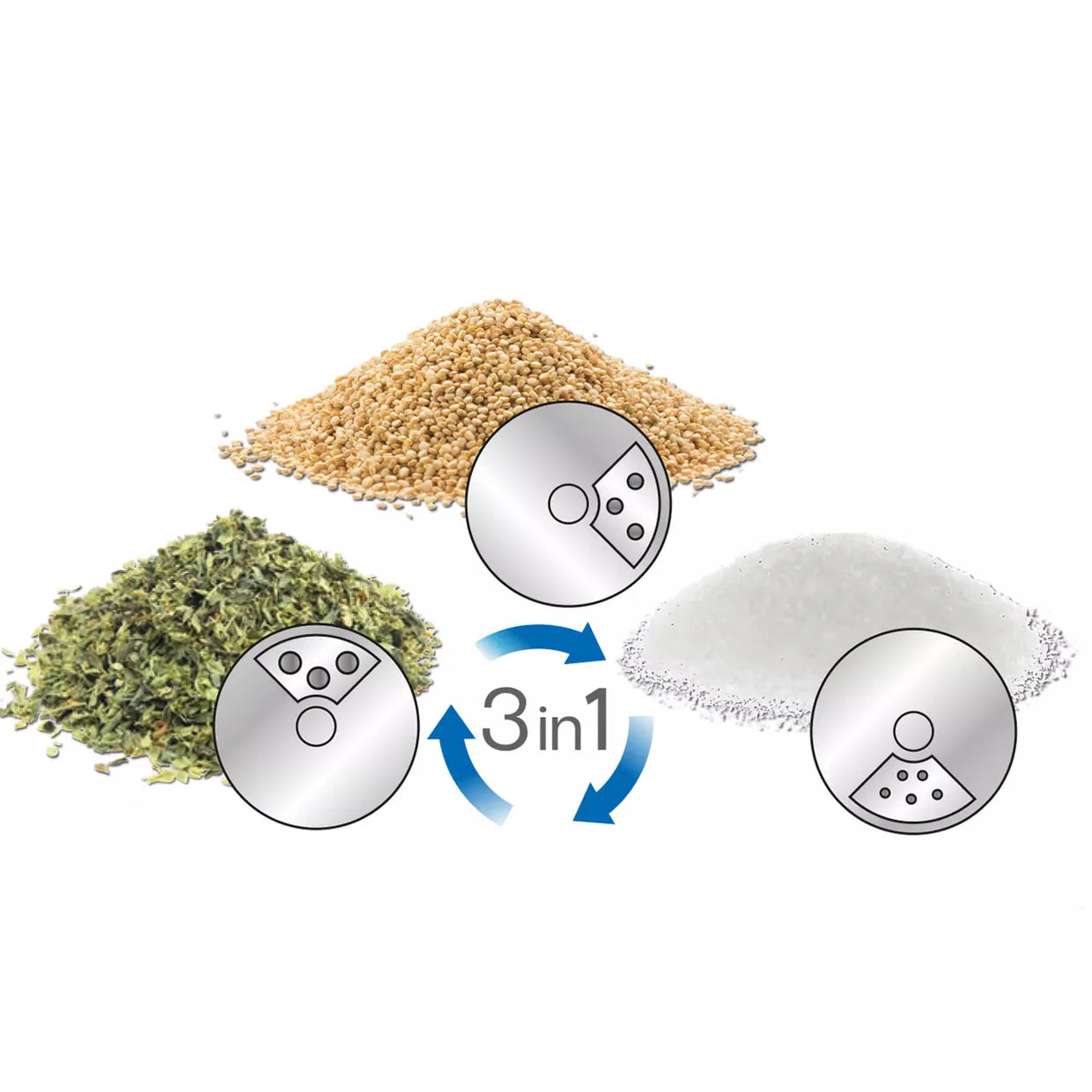 2 in 1 Stainless Steel Spice Jar